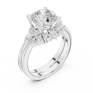 แหวนทองคำ 14K ดีไซน์เรขาคณิต Golda Gleam Jewels ปรับขนาดได้ ประดับเพชรเลี้ยงในห้องปฏิบัติการ สไตล์ชาติพันธุ์ สำหรับผู้หญิง - Product Image 4