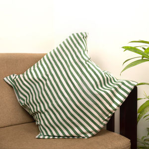 Recycled Yarn-Dyed Stripe Woven American Square <b>Cushion</b> Case Personalized Pillow <b>Covers</b> for Home Hotel Hospital set of 4 - Product Image 1