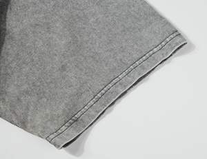 Venta al por mayor 100% algodón hombres Casual Oversize camisetas de manga corta impresión personalizada camisetas gráficas camisetas en blanco - Product Image 4