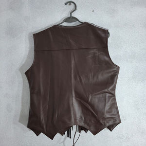 Hot Fashion Biker <b>Waistcoat</b> Motorbike Leather Canvas Vest Customized High Quality Breathable Waterproof <b>Women's</b> Outerwear - Product Image 2