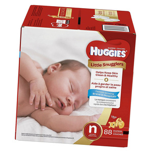 Huggies ผ้าอ้อมเด็กแบบใช้แล้วทิ้งผ้าอ้อมสำหรับเด็กทารกผ้าอ้อมเด็กแบบใช้แล้วทิ้งดูดซับได้ปานกลาง - Product Image 1
