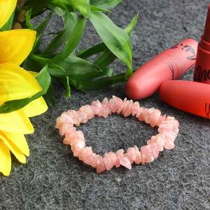 Arihant Gems & Jewels Unisex Rose Chips Bracelet Natural & Certified Astrological Crystal Positive Effect for Both <b>Men</b> - Product Image 5