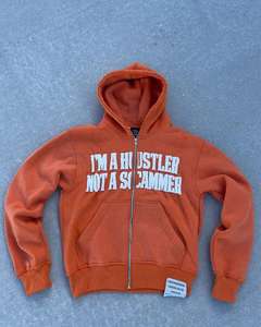 Sudaderas con capucha informales de invierno para hombre Color sólido 100% algodón Ajuste regular Secado rápido y transpirable Ropa de moda de alta calidad - Product Image 1