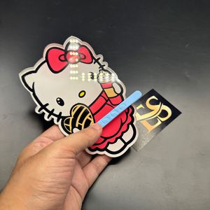 Meilleure vente Hello Kitty cils carreaux pince à épiler personnalisable réutilisable acrylique cils beauté aimants fleur papillon carré - Product Image 4