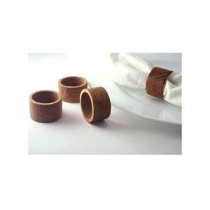 Servilleteros de madera para mesa, anillo de madera para manualidades, servilletero decorativo a bajo precio - Product Image 1