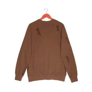 Sweat-shirt pour hommes le plus vendu en détresse couleur personnalisée nouveau design produit à forte demande 100% coton pour l'hiver - Product Image 3