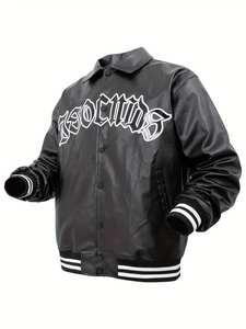 Meilleur hiver chaud coupe-vent conception personnalisée en cuir de vachette artificielle veste pour hommes College Baseball Letterman grande taille veste - Product Image 3