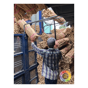 Cuerda de hierba de jacinto de agua trenzada de tres capas hecha a mano directa de fábrica para embalaje, cesta, asiento, tejido, decoración artesanal - Product Image 6