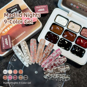 Set di 9 Smalti Gel UV Vegani <span class=keywords><strong>MORDA</strong></span>, Lunga Durata, Non Tossici, Ecologici, per Nail Art e Uso Professionale - Product Image 4