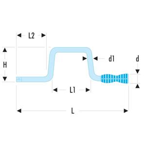 เฟาคอม 3/8'' ดีร์ฟสปีดเบรซสำหรับใช้งานกับประแจ - Product Image 2