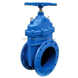 Sluice gate Valve Rubber Soft Seal Ductile Iron Flanged Ends Gate Valve For Water