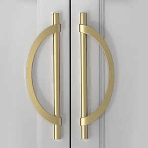 Tiradores de Puerta de Gabinete de Latón Macizo Hechos a Mano, Herrajes para Muebles Tradicionales con Atractivo Vintage para Decoración del Hogar y Hoteles - Product Image 3