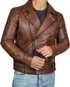 Chaquetas de moto de cuero para hombre profesional de diseño superior Venta caliente tarifa al por mayor portátil personalizado transpirable impermeable - Product Image 2