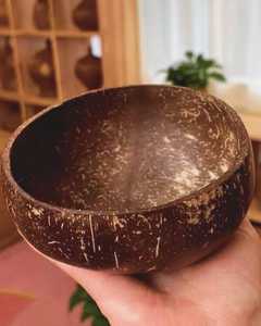 Cuenco de comedor de madera de coco respetuoso con el medio ambiente hecho a mano, seguro para alimentos y para el hogar, cocina o fiesta, disponible en todos los tamaños - Product Image 2