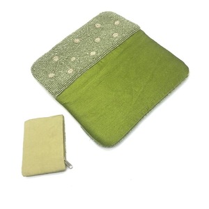 High Quality Handmade Cotton <b>Clutch</b> <b>Bag</b> New Arrival <b>Embroidered</b> Coin Pattern Beaded Decoration Classic Style Party Use - Product Image 6