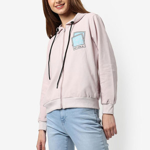 เสื้อฮู้ดสำหรับผู้หญิงแขนยาวเต็มตัวสำหรับฤดูหนาว - Product Image 5