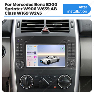 MEKEDE Lettore Multimediale Android per Auto con DVD, Stereo <span class=keywords><strong>e</strong></span> Navigazione GPS da 7 Pollici per Mercedes Benz B200 <span class=keywords><strong>Sprinter</strong></span> W906 W639 Classe A W169 W245 - Product Image 4