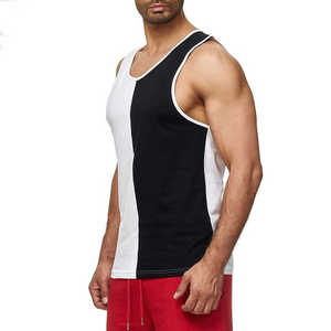 Camisetas Deportivas de Gimnasio de Alta Calidad 2025, Camisetas de Tirantes para Fisicoculturismo, Chalecos de Gimnasio de Fibra de Bambú y Algodón, Camisetas de Entrenamiento para Hombre, Precio al por Mayor - Product Image 3