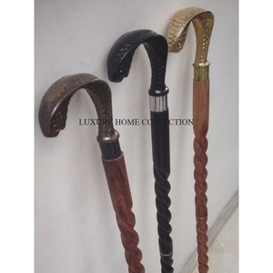 Bastones ergonómicos de madera ligeros con mango elegante que combina alta funcionalidad con estética decorativa - Product Image 3