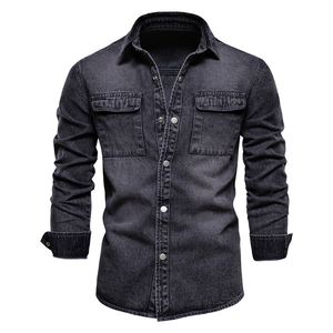 Veste en jean légère pour homme, meilleur choix, vente chaude, tendance, prix de gros, veste en jean pour homme avec logo et couleurs personnalisés - Product Image 6