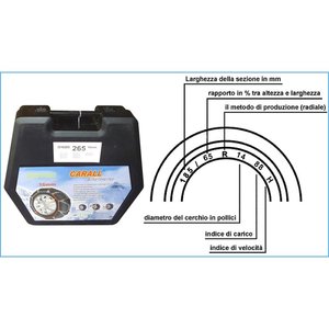 Catene da neve 16mm 4WD per 4x4 suv Group 260 Carall 235/85-16 225/75-17.5-car & motorcycle/catene e calze da neve - Product Image 1