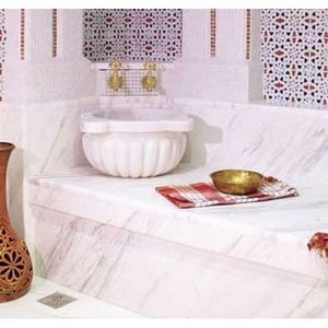 HAMAM KURNASA Fontaine Kurna en marbre de style ottoman – Mobilier de salle de bain contemporain et écologique pour extérieur, supermarché, hôtel - Product Image 2