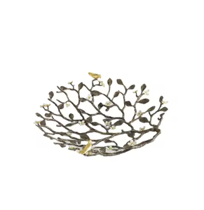 Bols de bonne qualité plat rond en forme d'argent poli bol à chocolat nouveaux bols de service en métal solide élégants Top tendance - Product Image 2