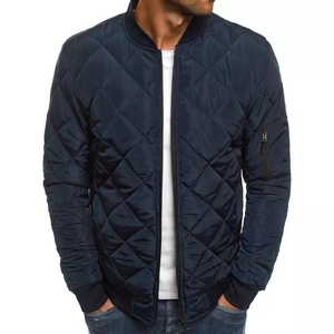 Hombres moda Otoño Invierno Letterman Track chaqueta logotipo personalizado con capucha Puffer abrigo Cargo burbuja negro Casual primavera - Product Image 5
