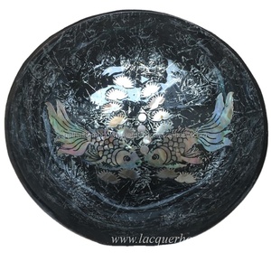 Cuencos de cáscara de coco lacados, cuencos de coco hechos a mano, tazón de coco competitivo vietnamita, venta directa de fábrica, de alta calidad - Product Image 6