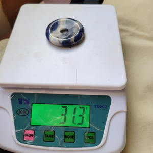 Qualité supérieure Sodalite haute polie en forme de pièce disques plats Quartz naturel Agate bijoux décoration Style Feng Shui pour cadeau - Product Image 5