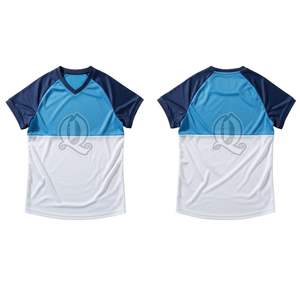 Maillot de Floorball Bleu et Blanc en Polyester Respirant à Séchage Rapide pour Hommes – Tenue d'Entraînement d'Équipe Personnalisable pour Clubs (Vente en Gros) - Product Image 1