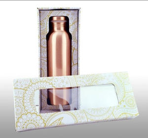 High Quality Pure Copper <b>Water</b> <b>Bottle</b> with Custom-printed Low Price with Premium Packaging Use for Drinking <b>Water</b> ,yoga ,<b>gym</b> - Product Image 4