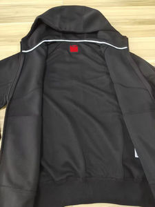 Ensemble de survêtement technique 2026 pour homme – Sweat à capuche zippé en molleton noir et pantalon – Tenue de sport et d'entraînement deux pièces pour homme - Product Image 4