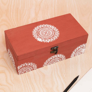 Caja de MDF con pestillo Rectángulo Venta caliente Regalos y manualidades Cajas de madera Letreros de pared Hecho EN LA India - Product Image 6