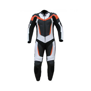 Traje de moto de cuero genuino personalizado, protección de alta calidad, ropa de carreras para motocicleta, traje de cuero para motocicleta - Product Image 6