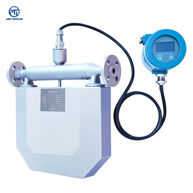 Food-Grade Digital High Accuracy Coriolis Mass Flow Meter for Syrup Edible Oil Water Gas Suspensions Customizable Measurement