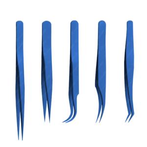 Extensions de cils Pince à épiler Haute qualité Prise confortable Facile à utiliser Pince à cils fermée de précision Pince à épiler faux cils - Product Image 4