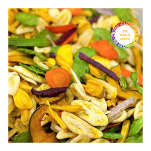 Crispy Mixed Dried Tropical Fruits Snack - Natural <b>Sweet</b> Flavor Mango <b>Banana</b> Pineapple Papaya Jackfruit Chips Wholesale - Product Image 3