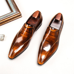 Chaussures décontractées légères avec semelle extérieure flexible et doublure absorbant la transpiration, chaussures quotidiennes pour hommes, chaussures en cuir - Product Image 5