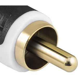 Mumbi 0.20m <b>Audio</b> Y Splitter <b>Cable</b> 3.5mm Male to 2x <b>RCA</b> Male with Gold Contacts - Product Image 4