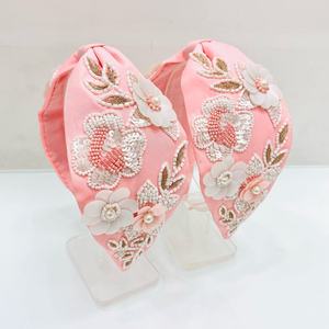 Unique Stylish Beaded <b>Headband</b> Handmade <b>For</b> <b>Women</b> And Girls Fashion Hair Accessories Colorful Comfortable Lightweight Elegant - Product Image 3