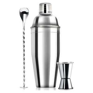 Juego de Coctelera Clásico de 3 Piezas para Uso en el Hogar - Product Image 4