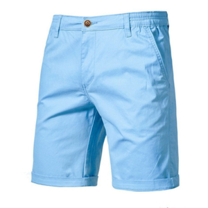 Pantalones Cortos Chino Casuales de Algodón para Hombre, Diseño Ligero, Transpirable, Ecológico, Cómodo, Estilo Moderno para Uso Diario - Product Image 1