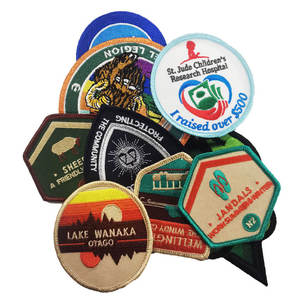 Factory Price Custom Design Embroidery Patches <b>Iron</b> <b>on</b> Embroidered Badges Patch for Hat and Clothing - Product Image 3