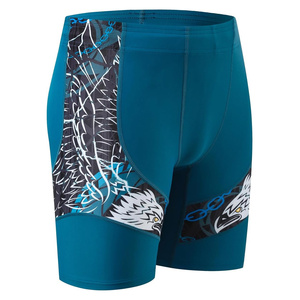 กางเกงขาสั้นรัดกล้ามเนื้อสำหรับผู้ชายสำหรับการฝึกออกกำลังกายในยิมพร้อมความยืดหยุ่นและความรู้สึกสนับสนุนสำหรับกิจกรรมที่เข้มข้น - Product Image 3