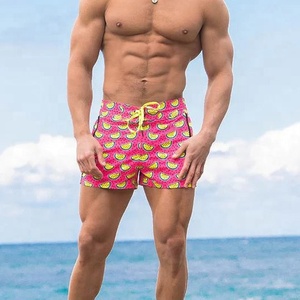 2024 personnalisé professionnel maille gymnastique nager été respirant mode solide conseil porter grande taille court 100% Polyester pour hommes - Product Image 5