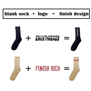Unisex <b>Socks</b> Wholesale Custom Logo High Quality Cotton Printed Crew Jacquard Men's <b>Sock</b> - Product Image 4