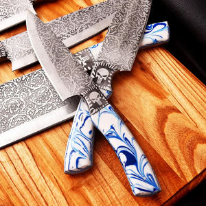 Juego de Cuchillos de Cocina de Acero de Damasco con Alto Contenido de Carbono, Juego de 5 Cuchillos de Chef - Product Image 1