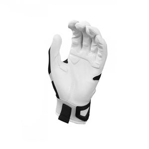 ถุงมือเบสบอลแบบเต็มนิ้วถุงมือตีเบสบอลสีทึบ - Product Image 3