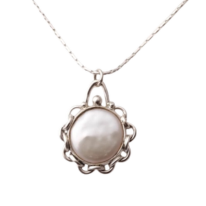 Collar de Perlas de Agua Dulce de Plata de Ley 925 Navya Craft, Regalo para Mujer en Aniversario, Cumpleaños, Navidad, Día de San Valentín - Product Image 1